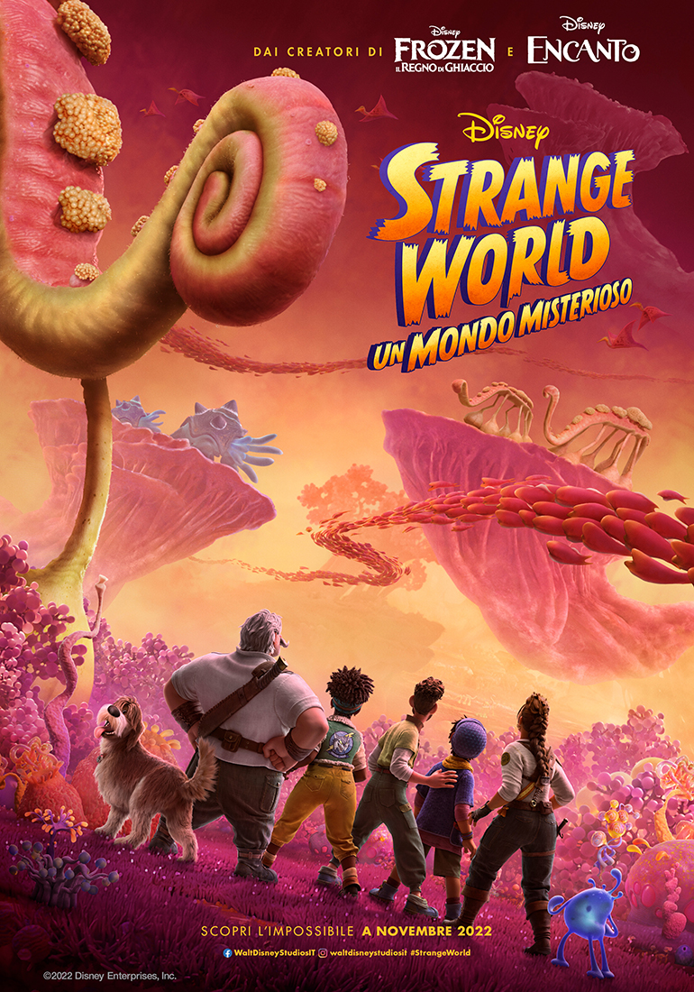 "Strange World – Un mondo misterioso" il primo trailer e poster del film Walt Disney Animation Studios