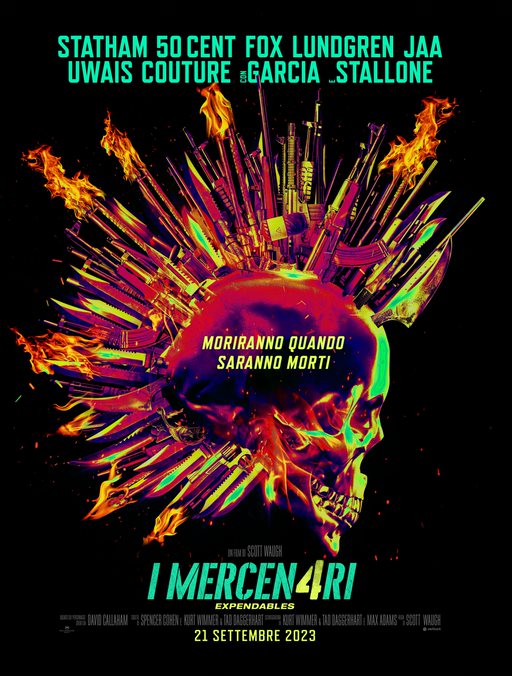 "I MERCEN4RI - Expendables", rilasciato il teaser poster italiano