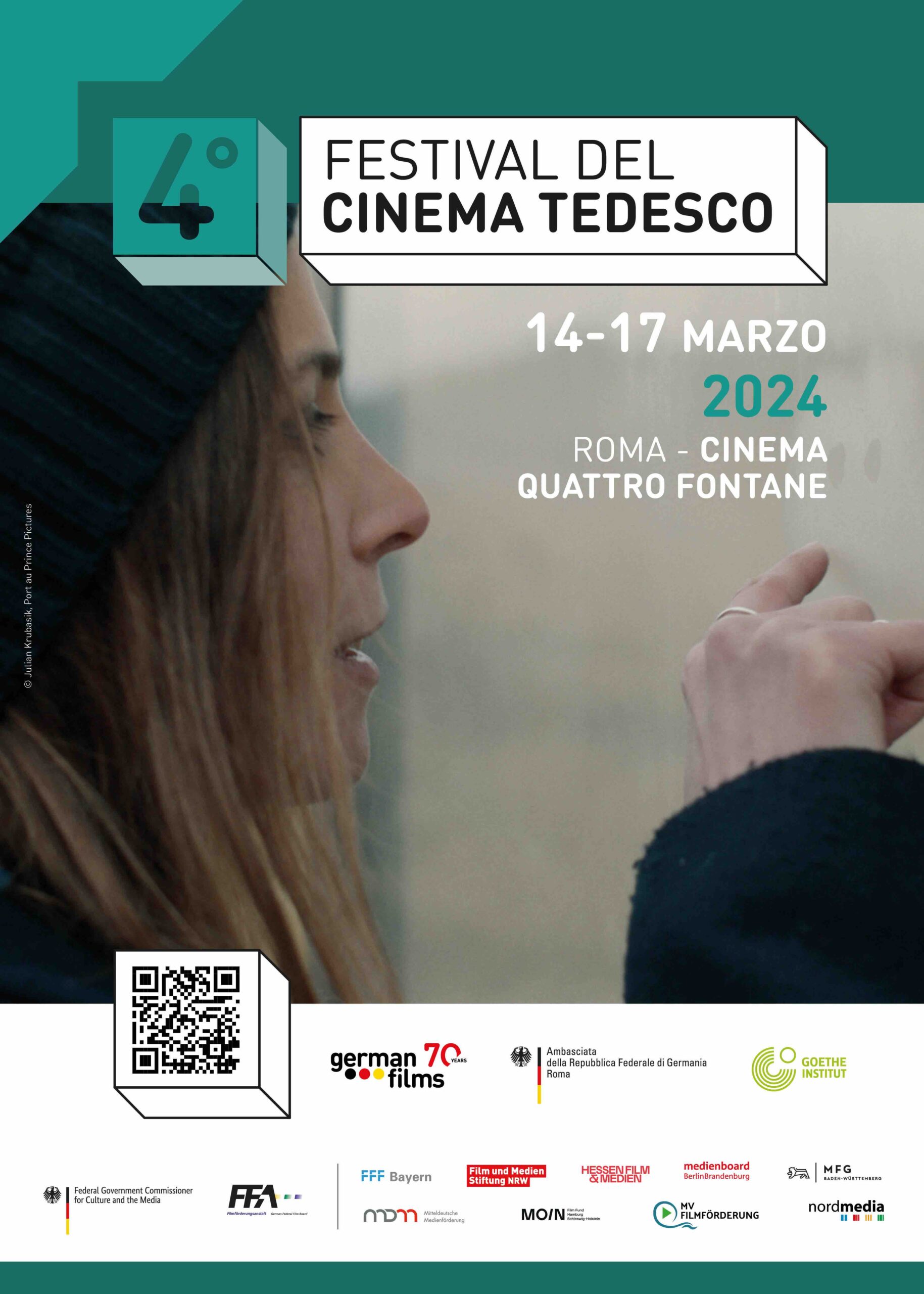 Festival del Cinema Tedesco: a Roma dal 14 al 17/03 la IV ediz. tra anteprime italiane e opere prime il meglio della cinematografia tedesca