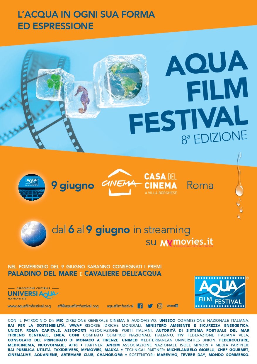 Torna per l'ottava edizione l’Aqua Film Festival, la rassegna internazionale per lavori dedicati al tema