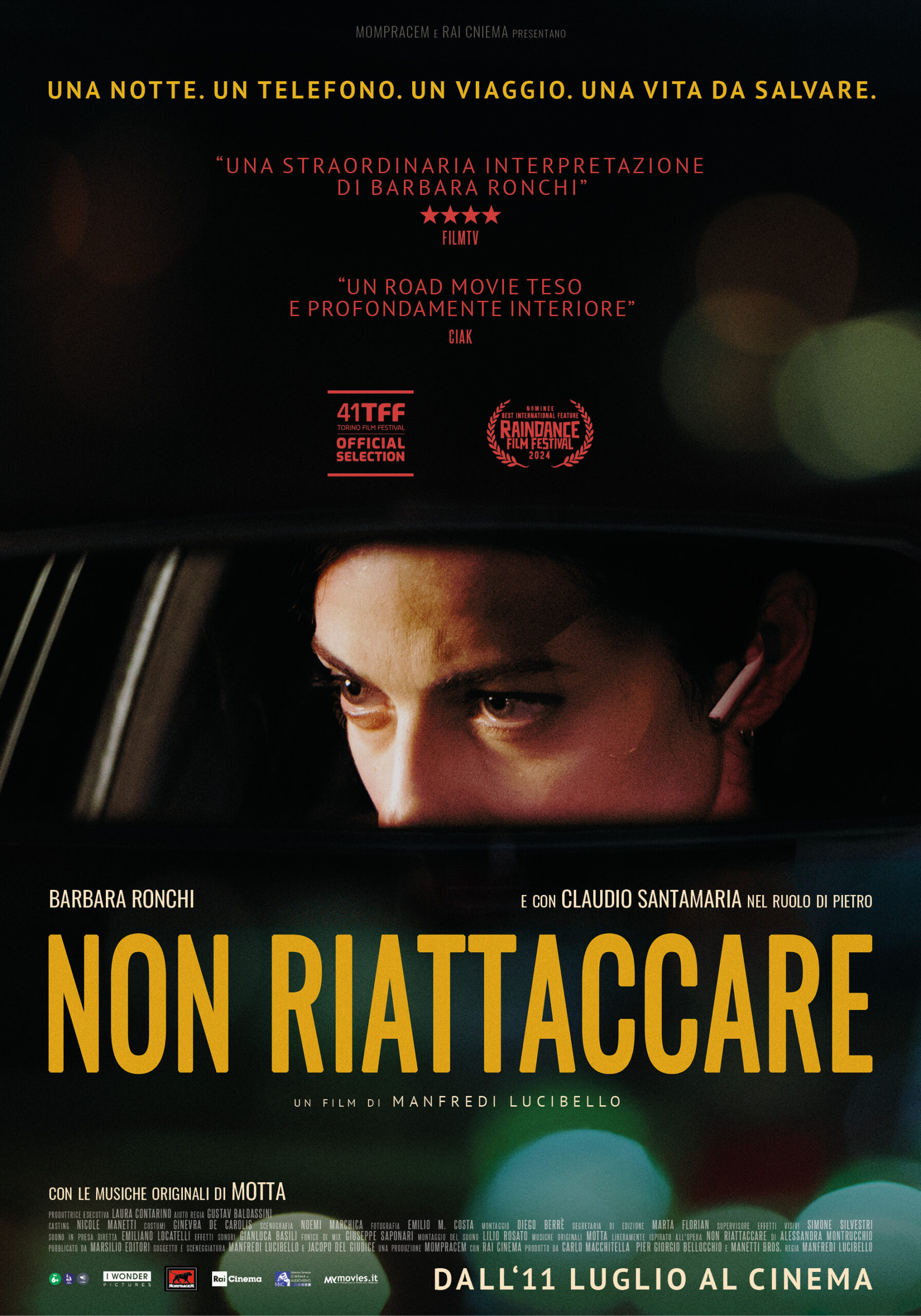 Non riattaccare di M.Lucibello con B. Ronchi e C. Santamaria, rilasciati il Trailer ed il Poster, dall'11 luglio al cinema