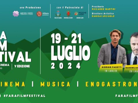 Fara Film Festival 2024: ospiti Claudio Gerini, Massimiliano Gallo e Giorgio Pasotti dal 19 al 21 luglio