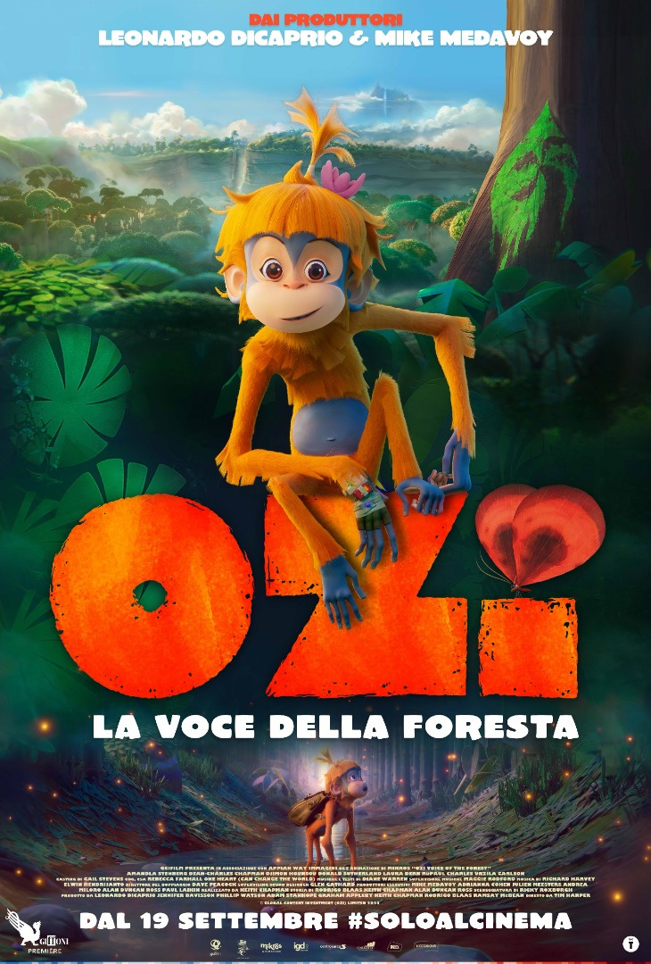 Giffoni, 22/7: 'Ozi - La voce della foresta' il film green prodotto da Leonardo DiCaprio al cinema dal 19/9 con Notorious