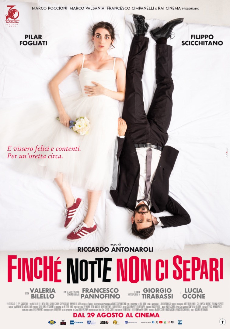 Finché notte non ci separi con Pilar Fogliati e Filippo Scicchitano dal 29 agosto al cinema con 01 Distribution