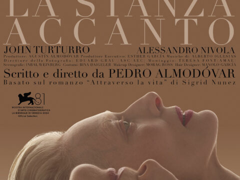 La stanza accanto di Pedro Almodóvar, rilasciato il Poster Italiano ufficale, il film sarà presentato in Concorso alla prossima Mostra di Venezia