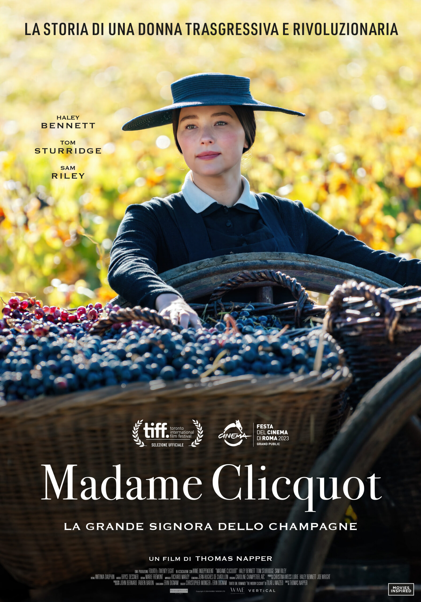 Madame Clicquot di Thomas Napper, in uscita il 12 settembre distribuito da Movies Inspired