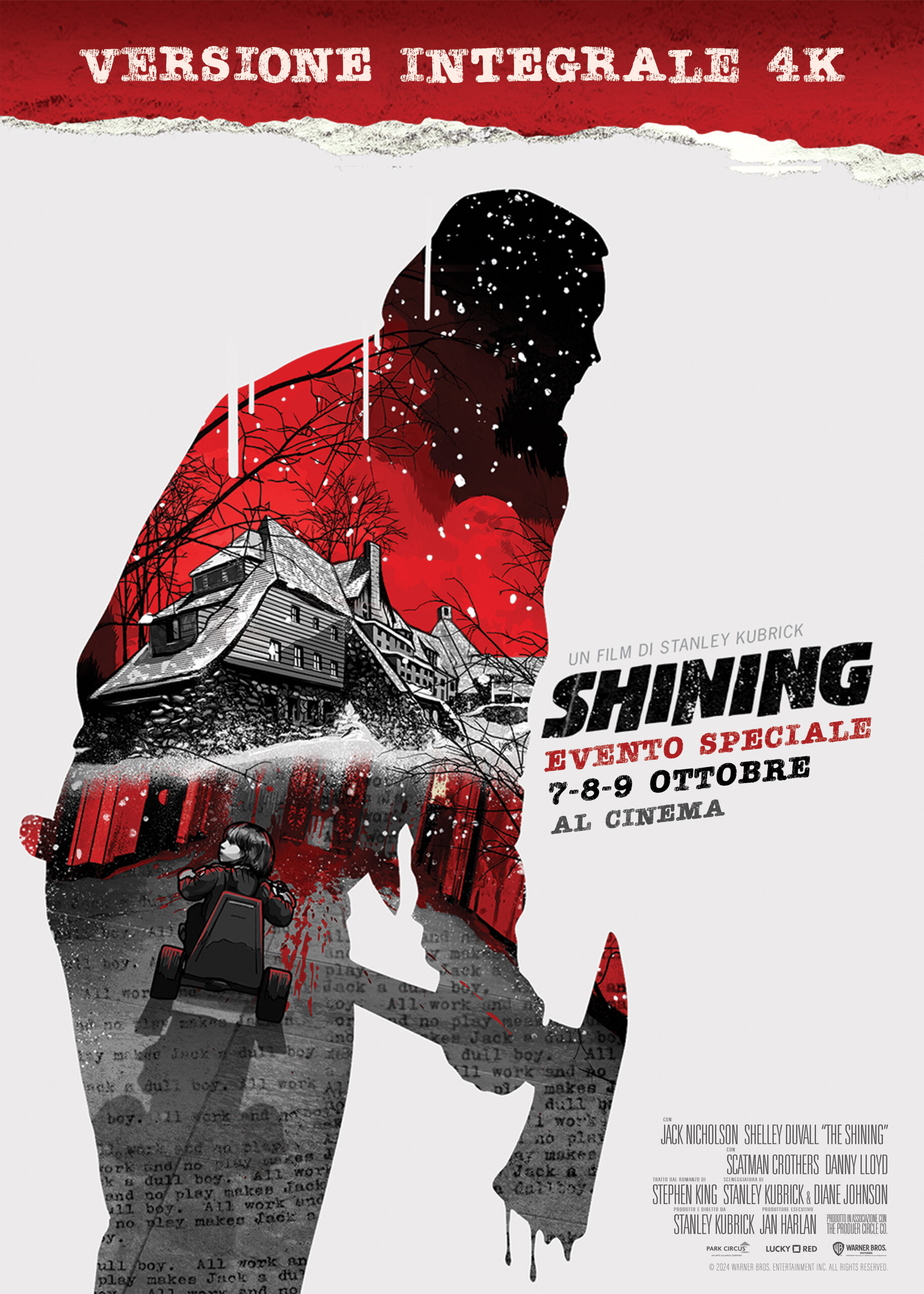 Shining di Stanley Kubrick torna al cinema in 4K