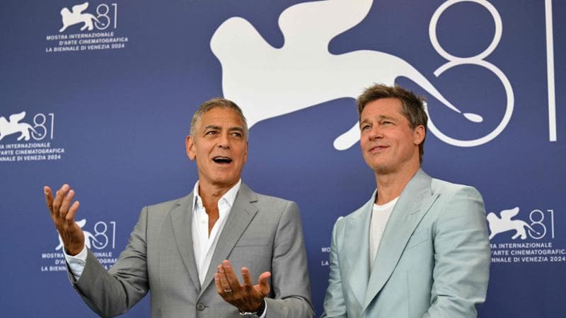 Mostra del cinema, Clooney e Pitt a Venezia: "Maxi stipendio per Wolfs è una fake news"