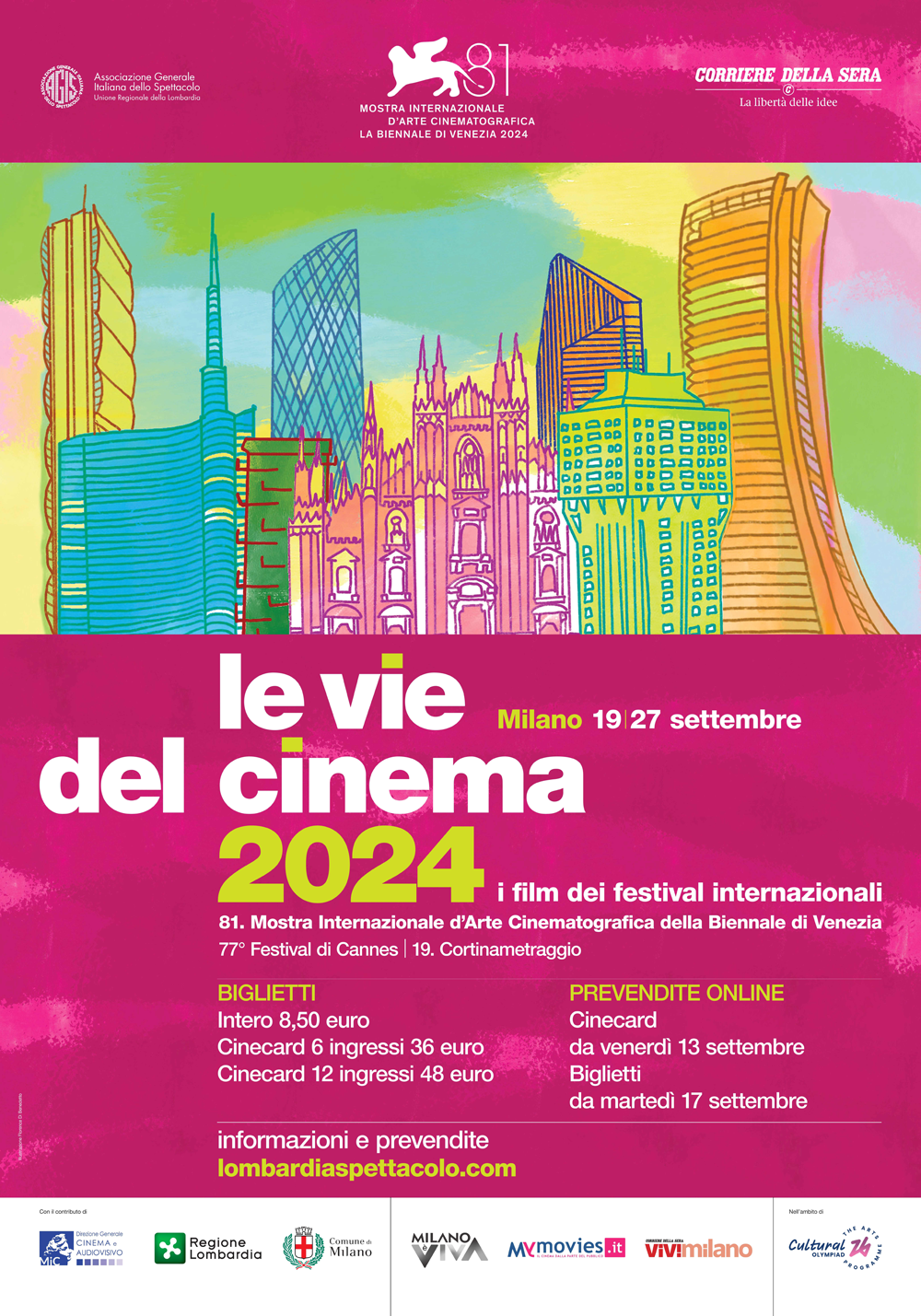 Le vie del Cinema, i film dei festival internazionali a Milano dal 19 al 27 settembre 2024