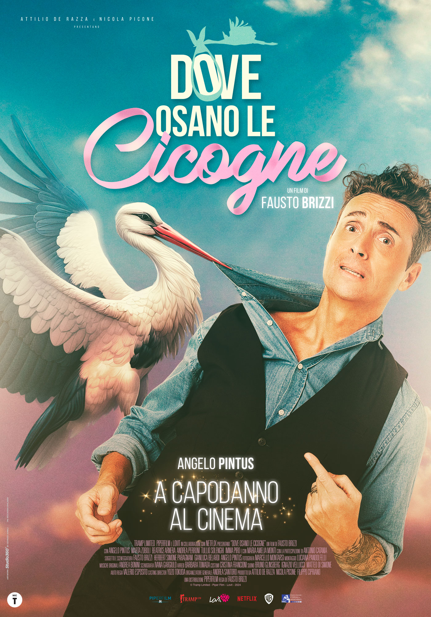 Dove osano le cicogne, rilasciato il teaser poster del film con Angelo Pintus