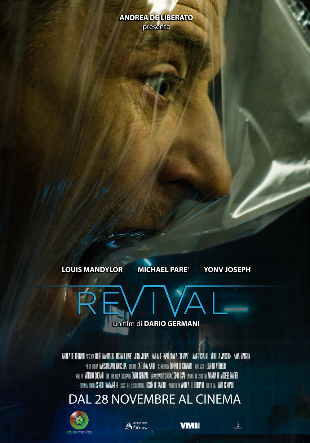 Dal 28/11 al cinema REVIVAL di Dario Germani. Nel cast: Louis Mandylor, Michael Pare', Yonv Joseph