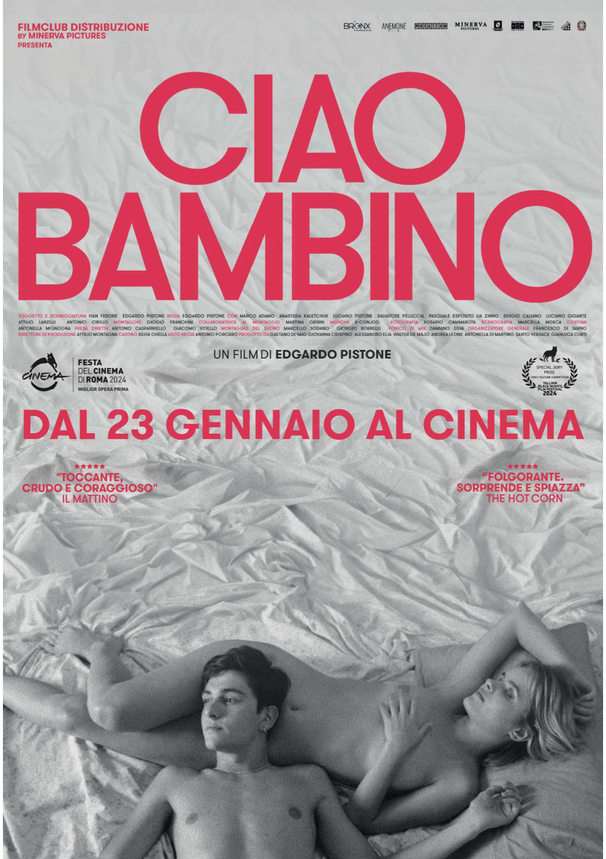 Da domani al cinema  "Ciao bambino" di Edgardo Pistone, miglior opera prima alla Festa di Roma