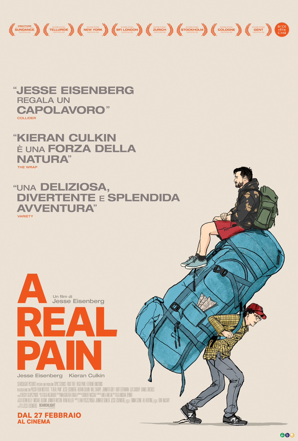 A Real Pain, rilasciati i nuovi poster e immagini, dal 27 febbraio al cinema