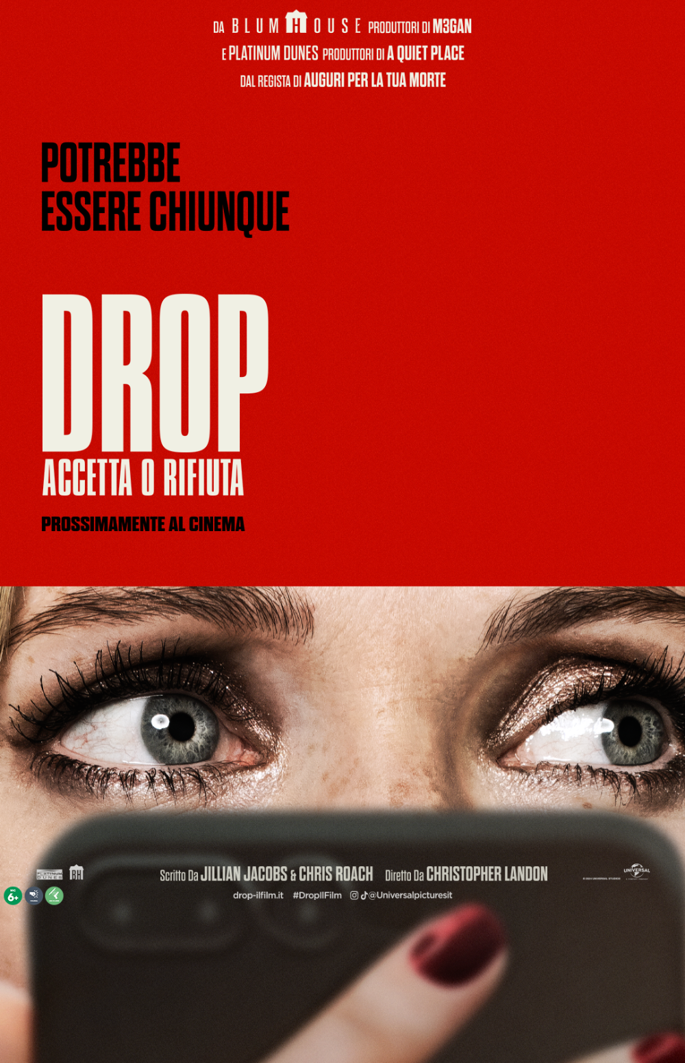 Da Blumhouse e produttori di M3gan: 'Drop', un thriller con Meghann Fahy