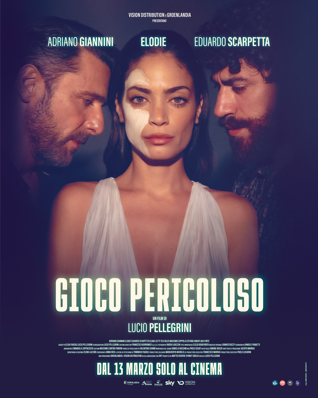 'Gioco Pericoloso', Adriano Giannini, Elodie e Eduardo Scarpetta nel trailer del film di Lucio Pellegrini, dal 13 marzo al cinema