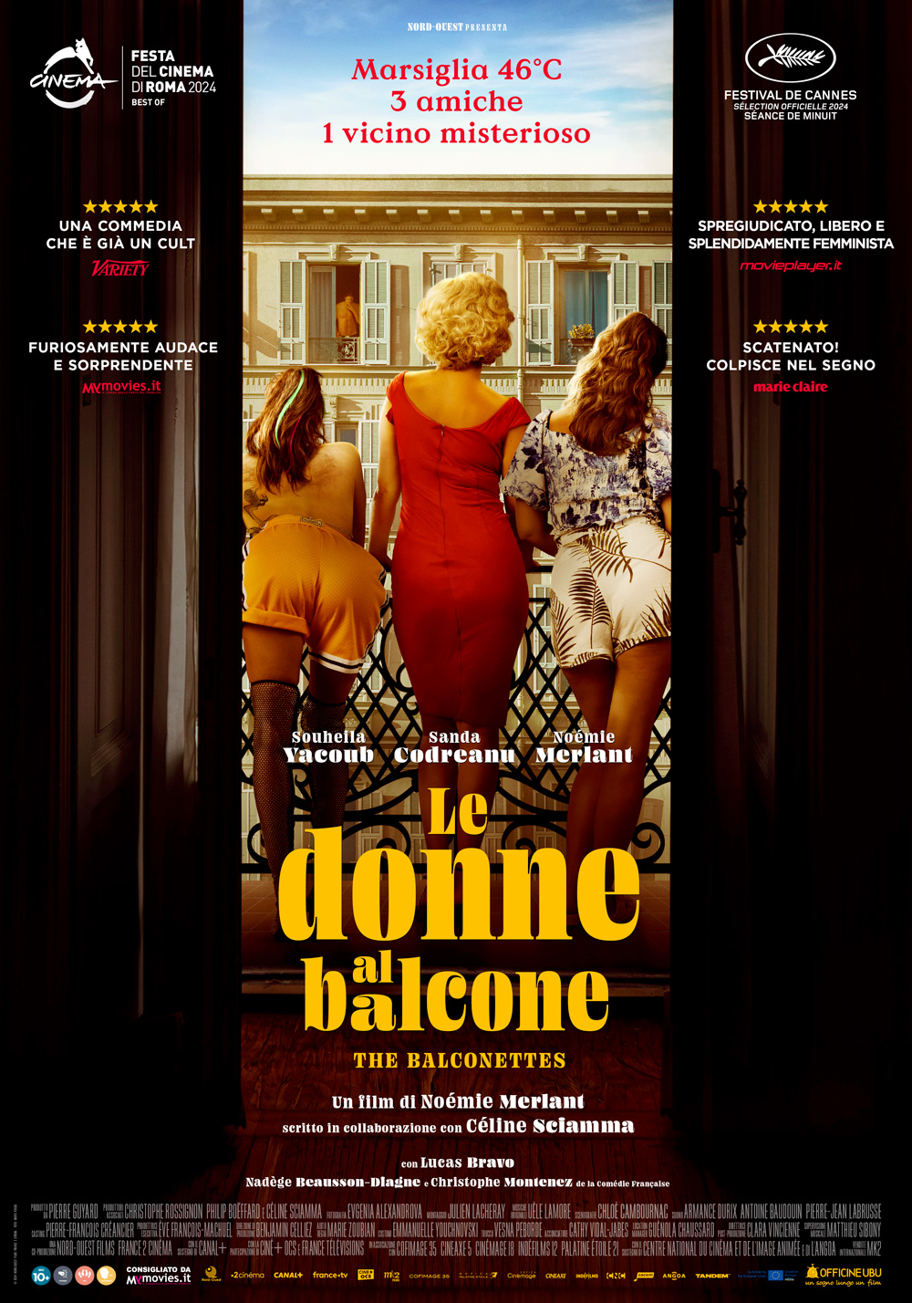 Le donne al balcone - the balconettes - dal 20 marzo al cinema con Officine UBU