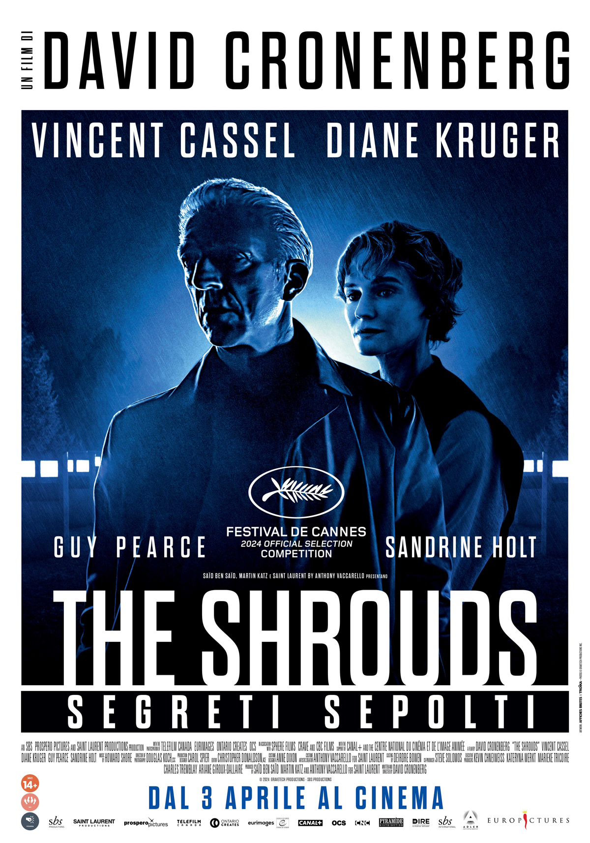 'The Shrouds' di David Cronenberg, dal 3 Aprile al cinema con Europictures in collaborazione con Adler Entertainment