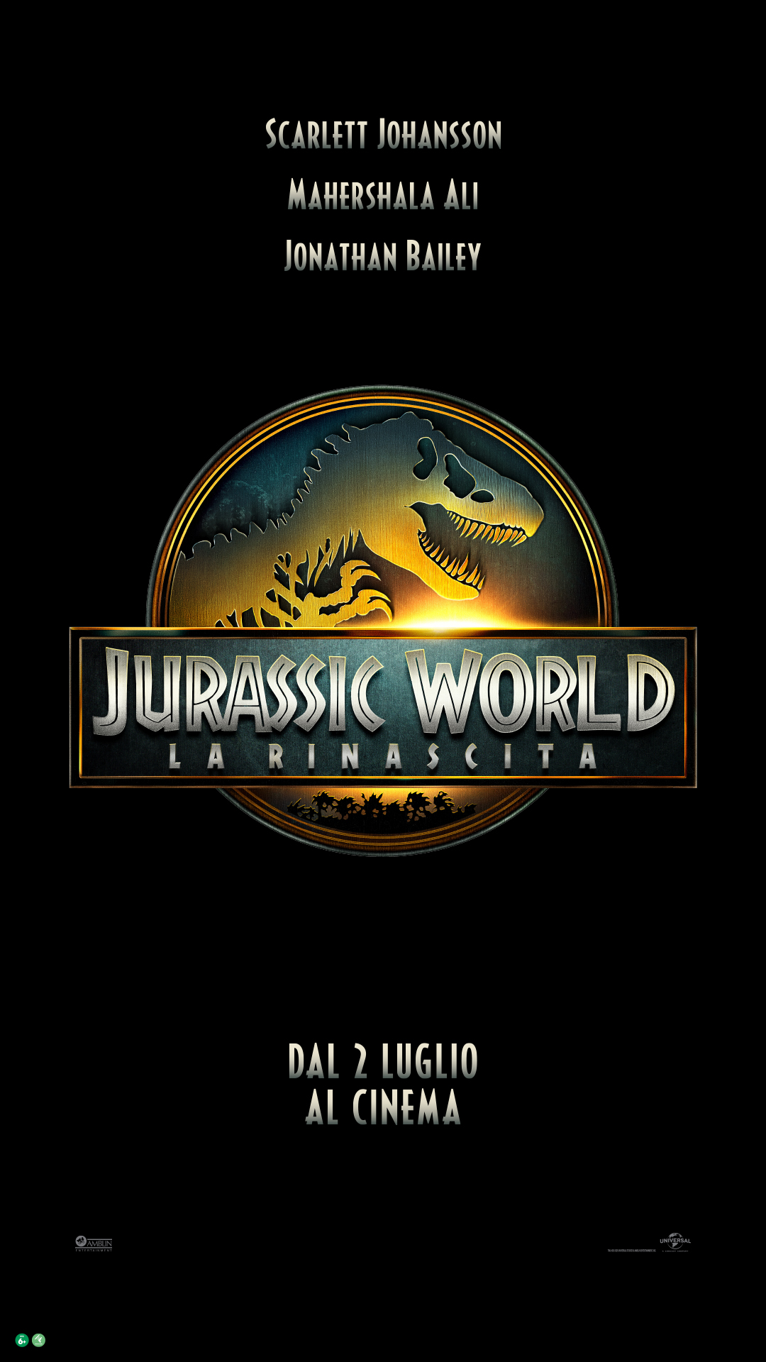 Jurassic World - La Rinascita, sono stati appena rilasciati il Trailer ed il Poster Ufficiali