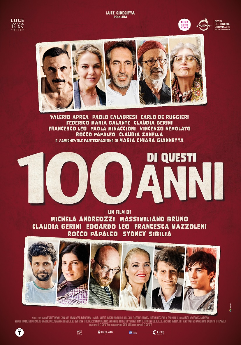 100 sale per i 100 anni del Luce: in uscita con '100 si questi anni' di Michela Andreozzi, Massimiliano Bruno, Claudia Gerini