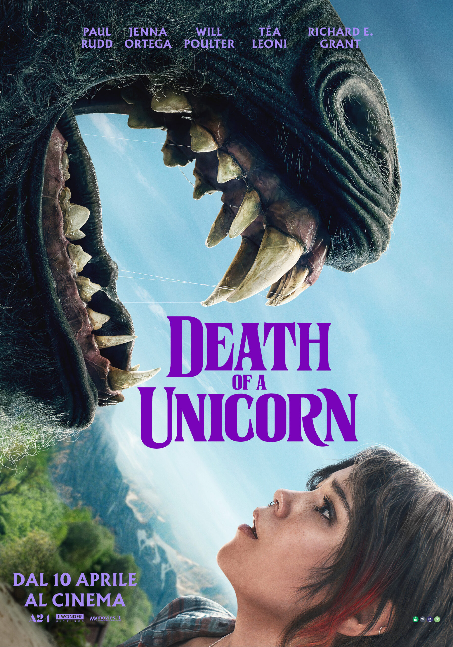 Death of a Unicorn, dal 10 aprile al cinema con I Wonder Pictures, rilasciato il nuovo poster