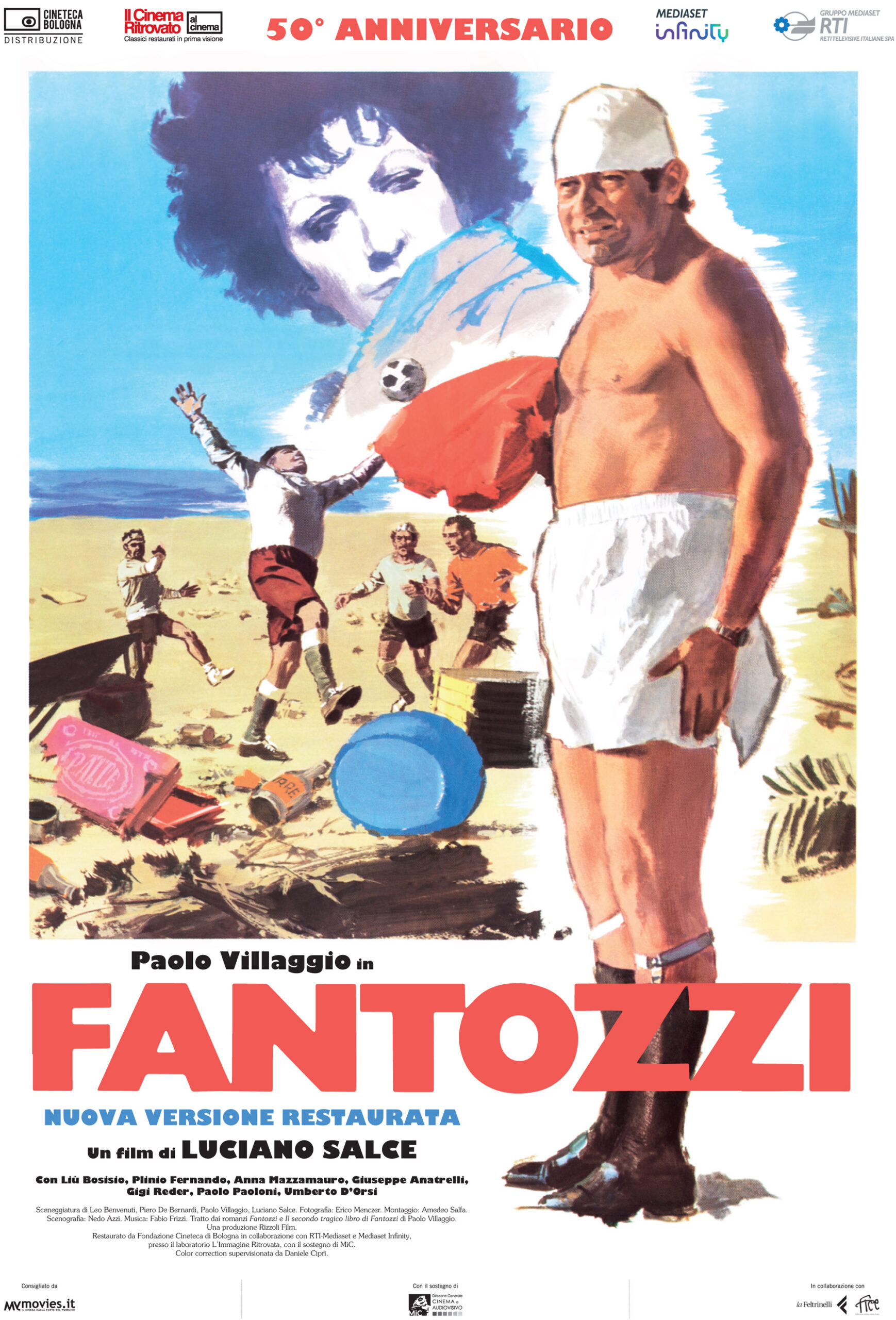 50° anniversario di Fantozzi, per l'occasione il restauro del film al cinema il 27 marzo